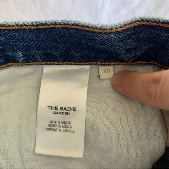 Favorite Daughter Sadie High Rise Denim Jean Front Slit Midi Maxi Skirt Camden - Picture 7 of 10